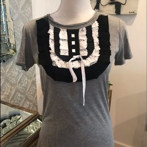 Red Valentino ruffle T-shirt